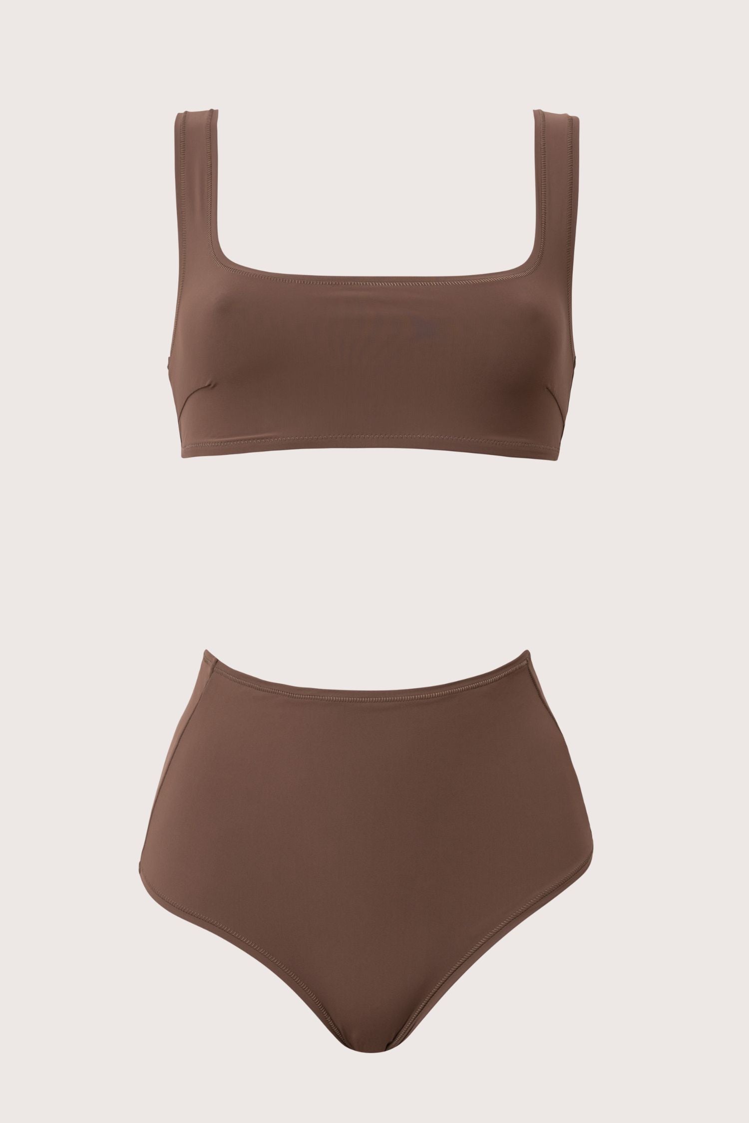 Classic High-Rise Set Chocolate Brown (2er Set)