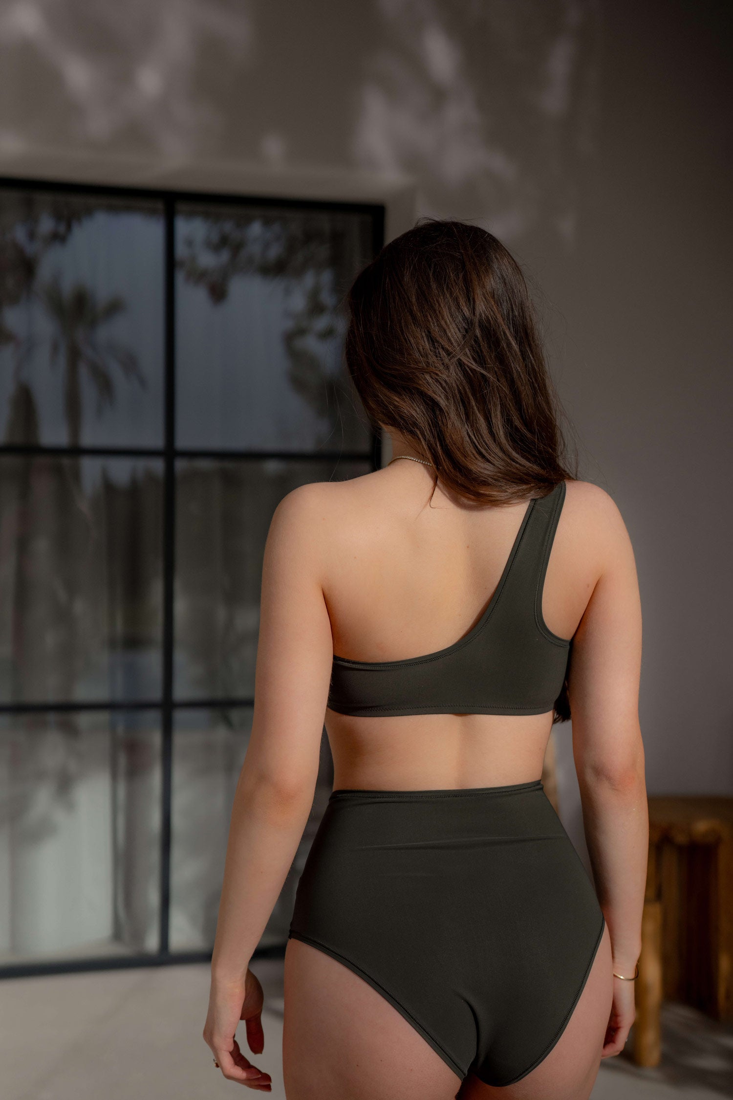 High Rise Panties - Forest Green