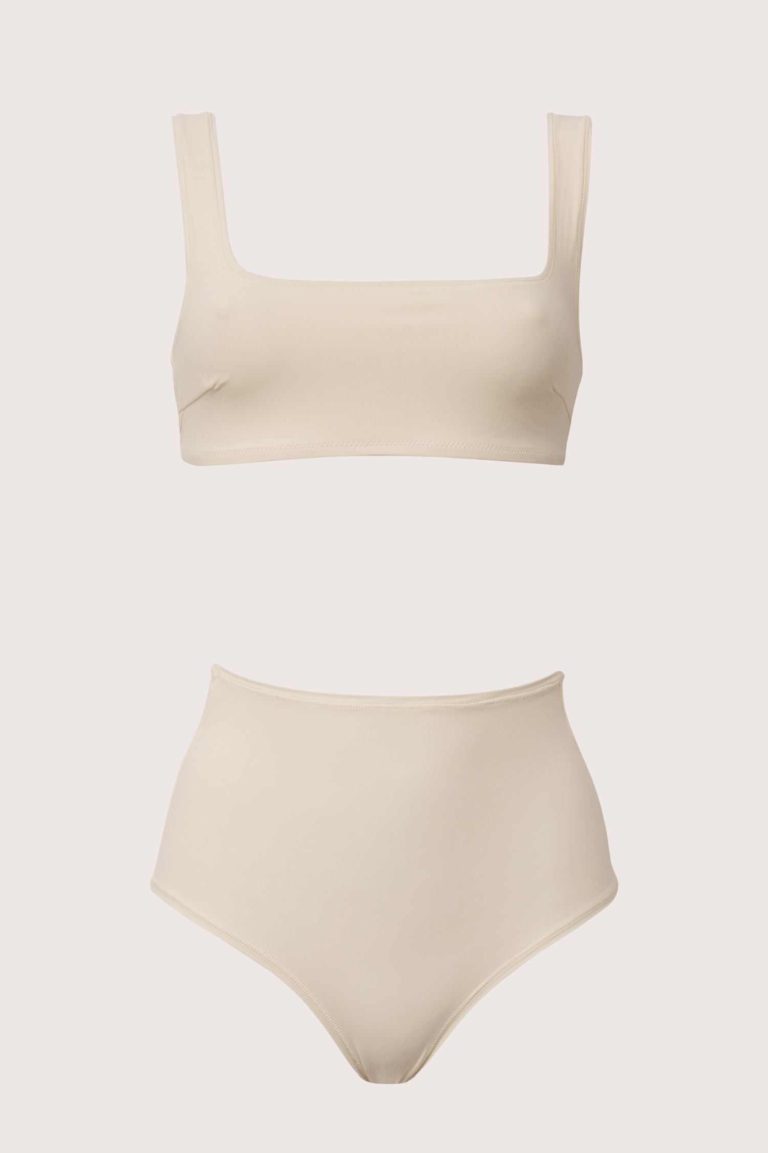 Classic High-Rise Set Cream White (2er Set)