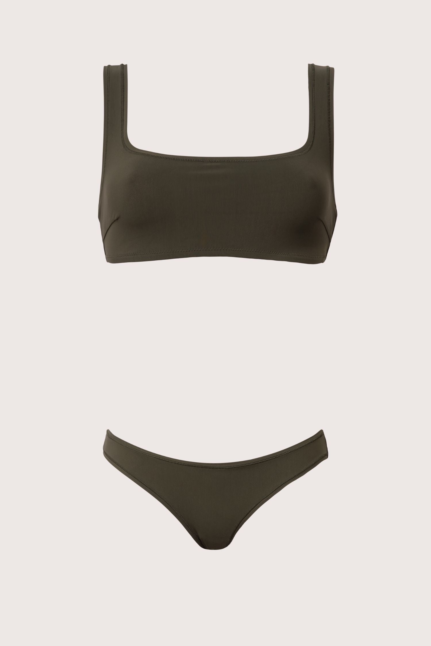 Classic Low-Rise Set in Forest Green (2er Set)