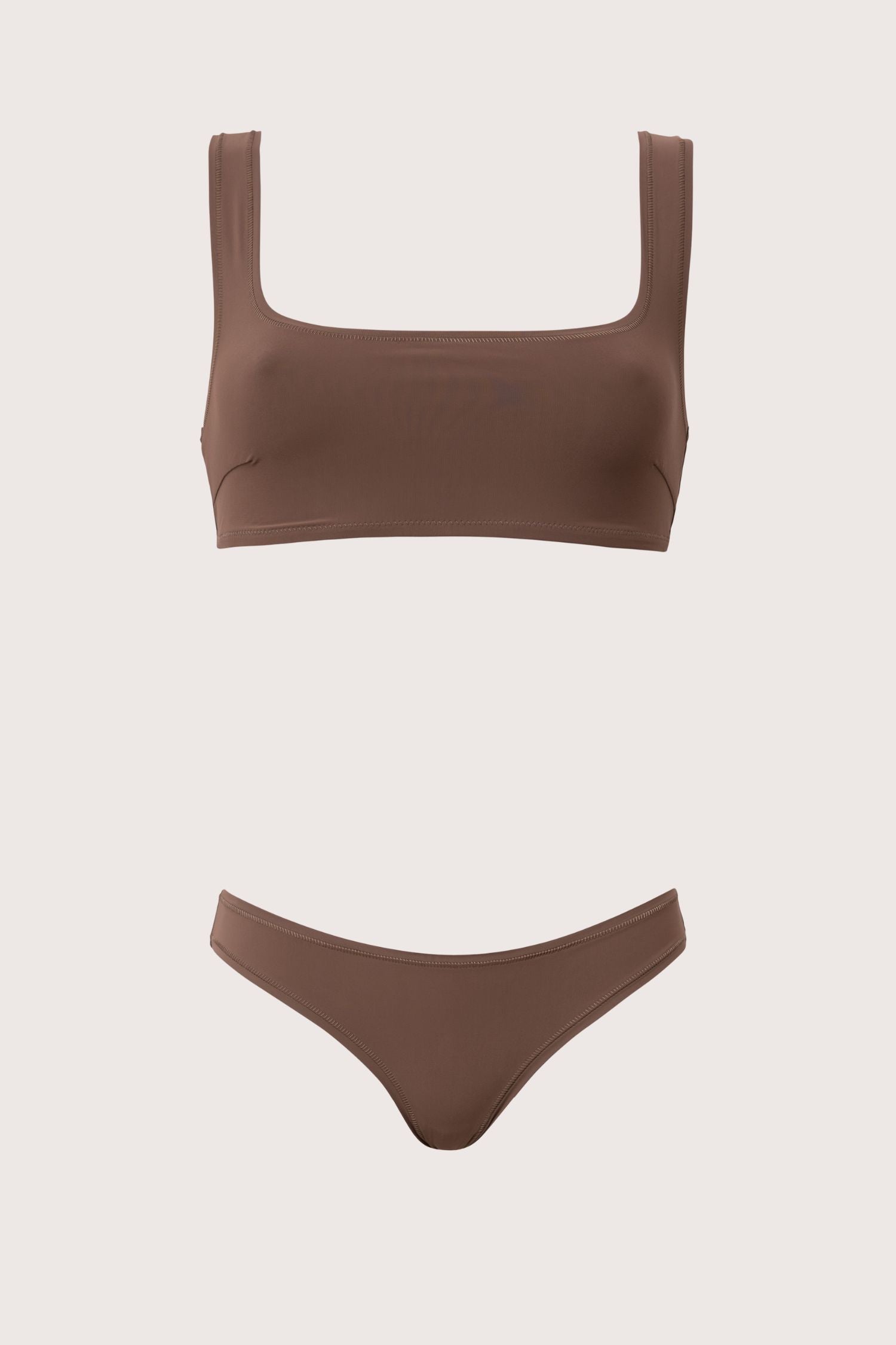 Classic Low-Rise Set in Chocolate Brown (2er Set)